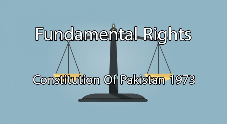 Fundamental Right 1973 Constitution of Pakistan